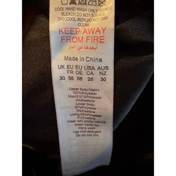 Pretty Little Thing Black Constructed Corset Waist Blazer Dress PLUS SIZE 26 NWT - Picture 10 of 10